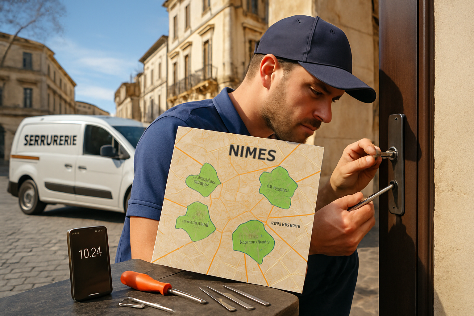 découvrez les zones couvertes par nos serruriers à nîmes et informez-vous sur nos délais d'intervention rapides pour tous vos besoins en serrurerie. intervention efficace et professionnelle garantie.