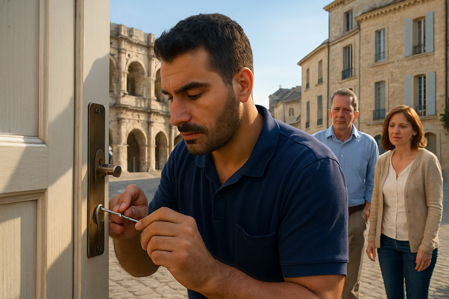 besoin d’un serrurier à nîmes ? ouverture de porte rapide et efficace en moins de 30 minutes. intervention 24h/24, prix transparents, devis gratuit.