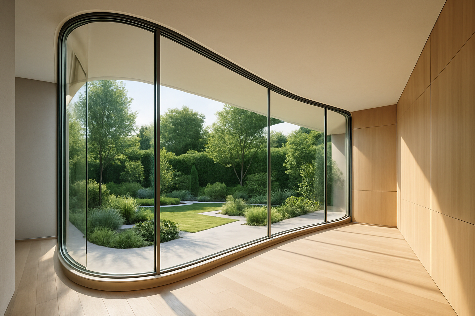 découvrez le prix d'une baie vitrée arrondie en 2025, les facteurs influençant son coût et des conseils pour bien choisir votre installation.