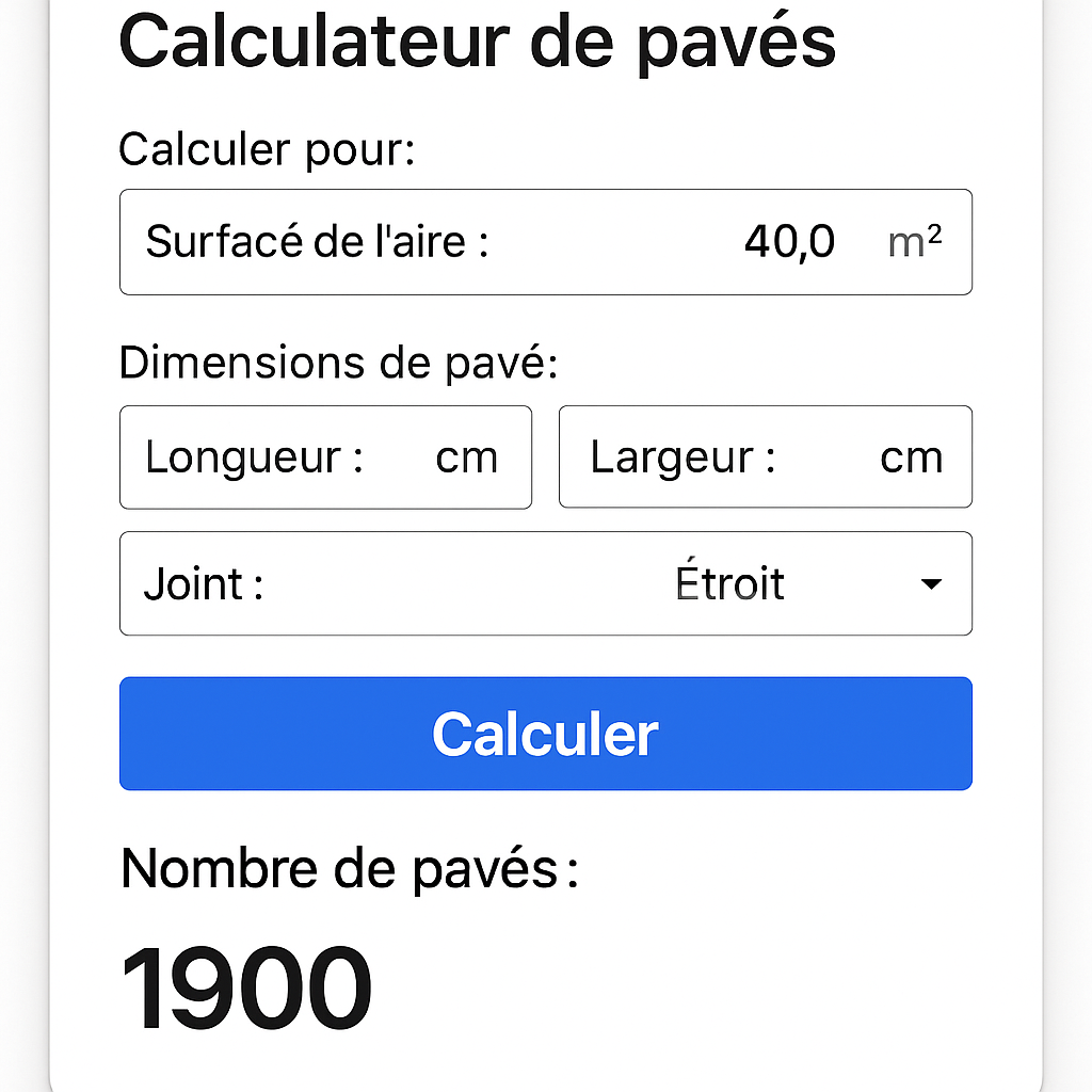découvrez comment calculer rapidement et facilement le nombre de pavés nécessaires par m² en 2025 grâce à nos méthodes simples et efficaces.