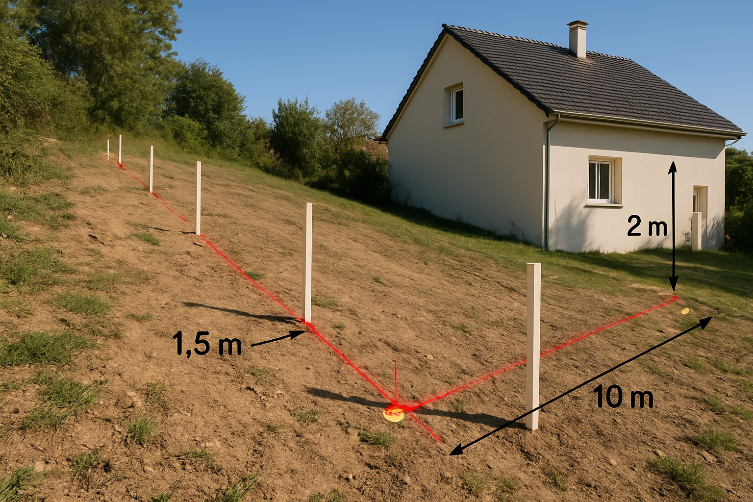 découvrez nos conseils et astuces pour installer efficacement une clôture sur un terrain en forte pente, en assurant stabilité et durabilité.