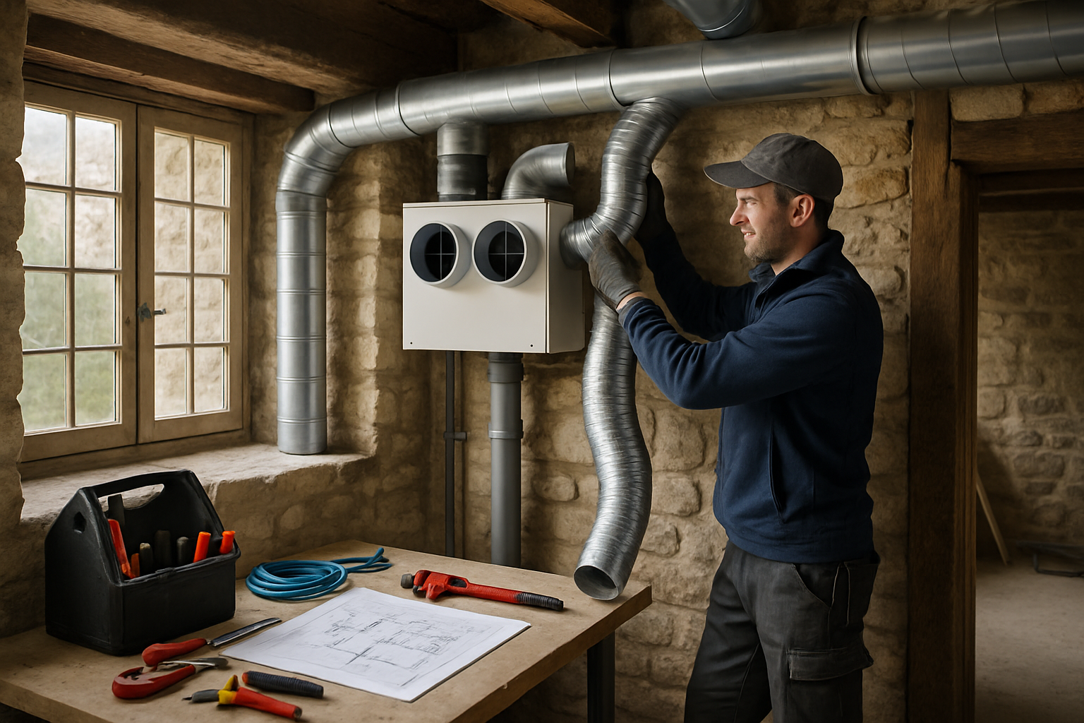 découvrez notre guide complet 2025 pour installer une vmc double flux dans une maison ancienne. améliorez votre confort et économisez de l'énergie grâce à des conseils pratiques et des étapes détaillées.
