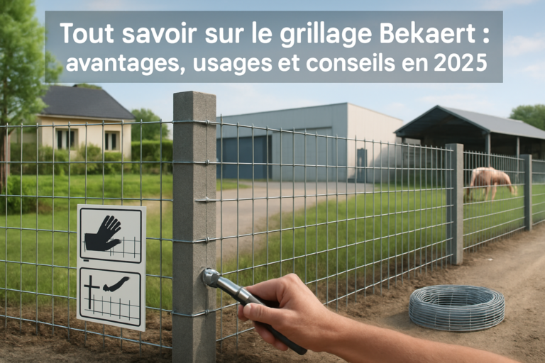 Tout savoir sur le grillage bekaert : avantages, usages et conseils en 2025