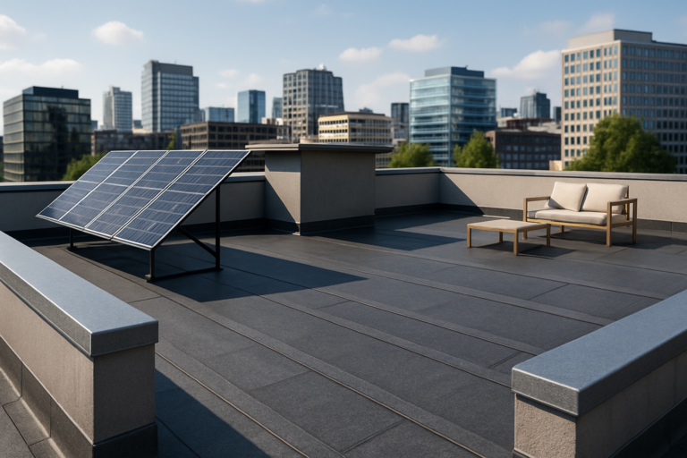 Étanchéité toit-terrasse 2026 : prix au m², techniques, durée de vie