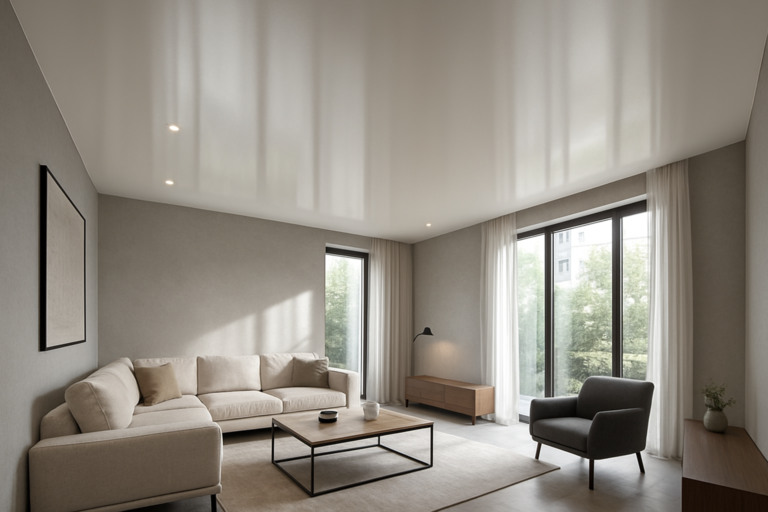Plafond tendu prix m² 2026 : tarif pose + matière (PVC, tissu)