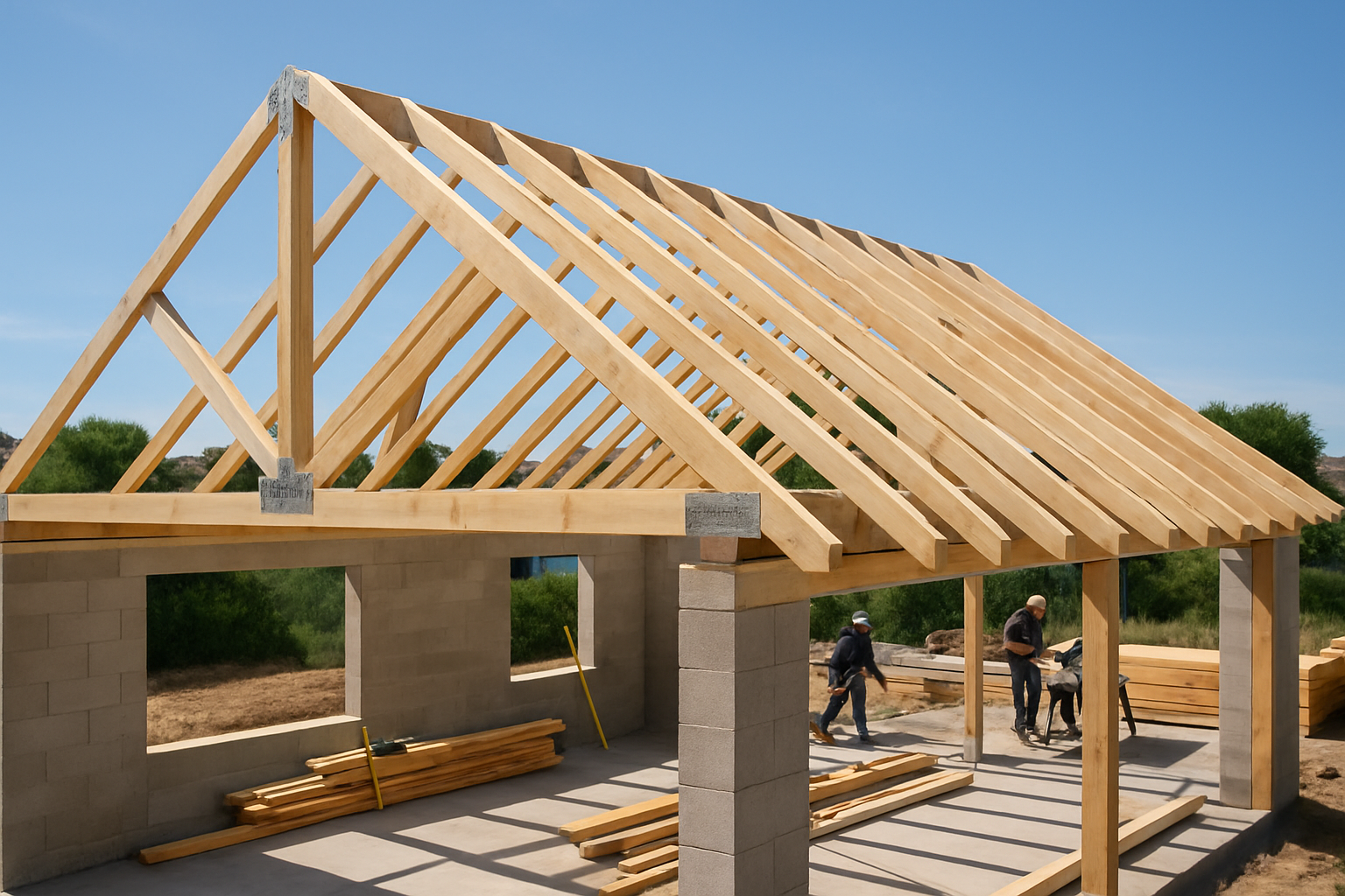 découvrez notre guide complet sur le prix des charpentes fermette 2 pans en 2025, avec des estimations détaillées pour vous aider à planifier votre projet de construction ou rénovation.