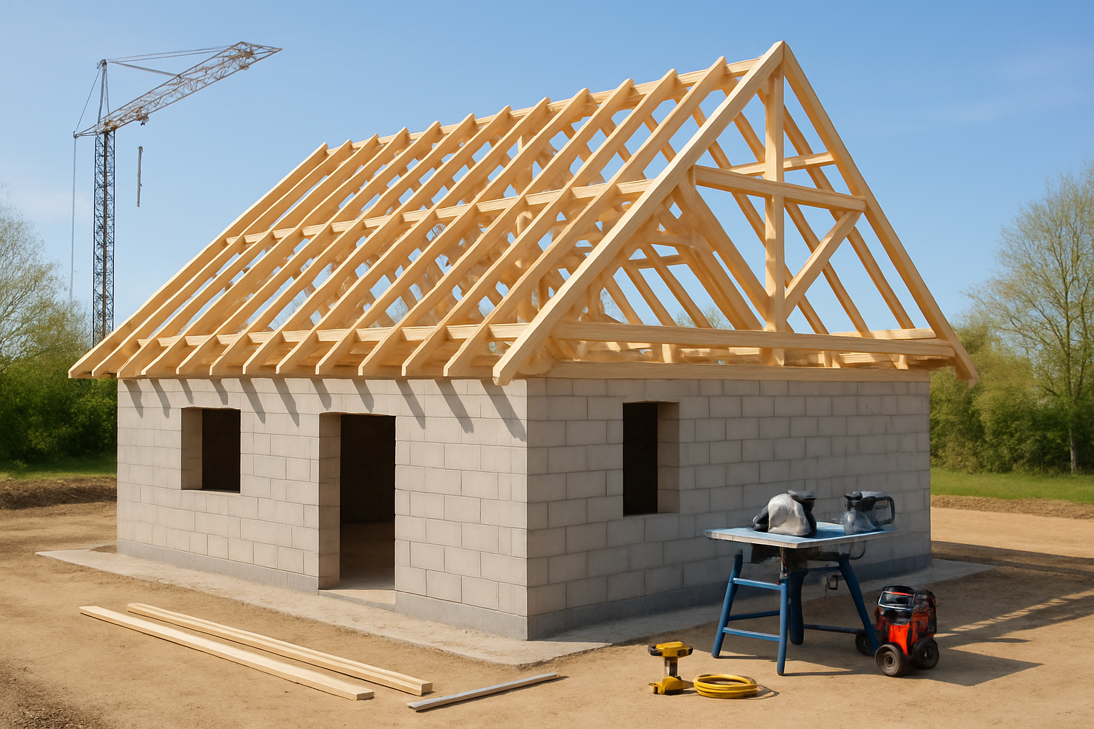 découvrez notre guide complet des prix pour une charpente traditionnelle à 2 pans en 2025. estimez facilement les coûts et planifiez votre projet de construction ou rénovation.