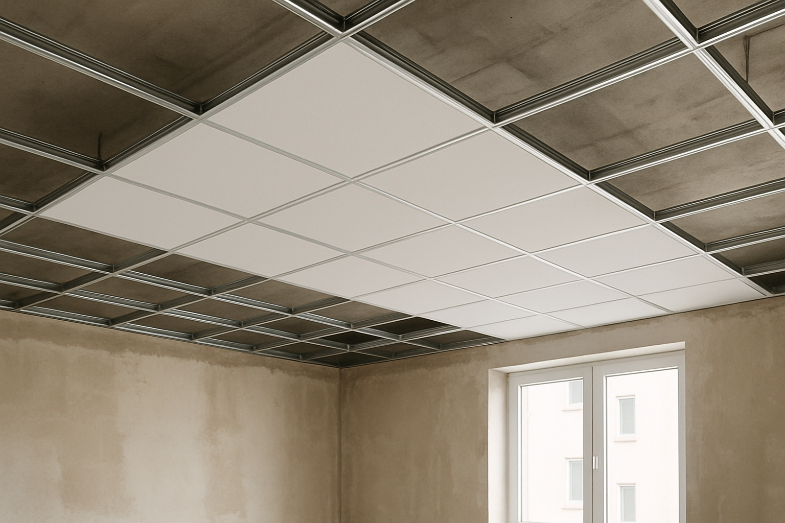 découvrez le prix de la pose d’un faux plafond suspendu en dalle 60x60 sans fourniture en 2025 et obtenez une estimation claire pour vos travaux de rénovation.