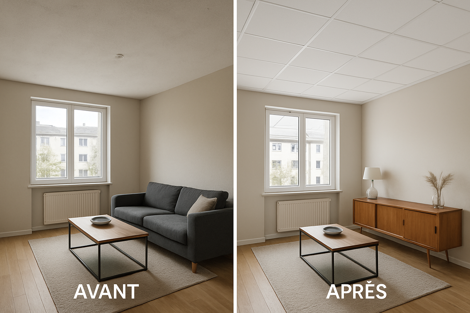 découvrez le coût estimé pour la pose d'un faux plafond suspendu en dalles 60x60 sans fourniture en 2025, avec des conseils pratiques pour planifier votre projet de rénovation.