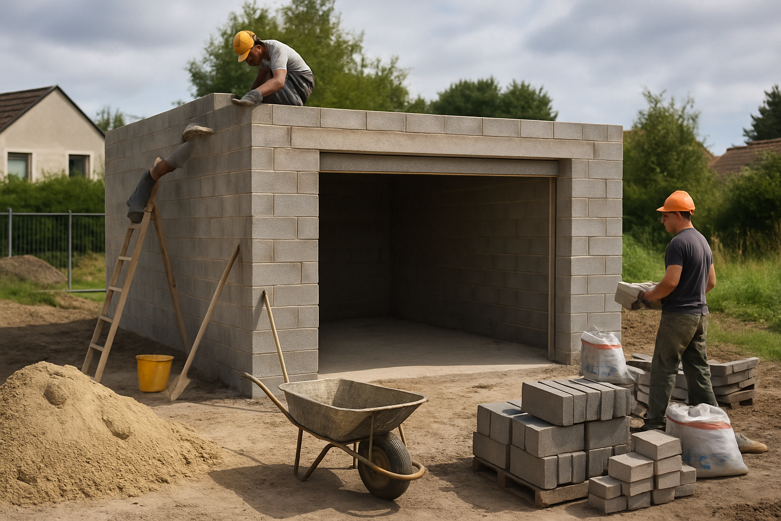 découvrez les tarifs estimés pour la construction d'un garage en parpaing de 50m2 en 2025, avec les facteurs influençant les prix et conseils pour bien préparer votre projet.