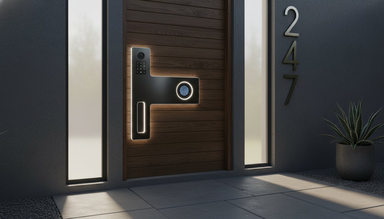 Serrure encastrée porte bois - présentation générale