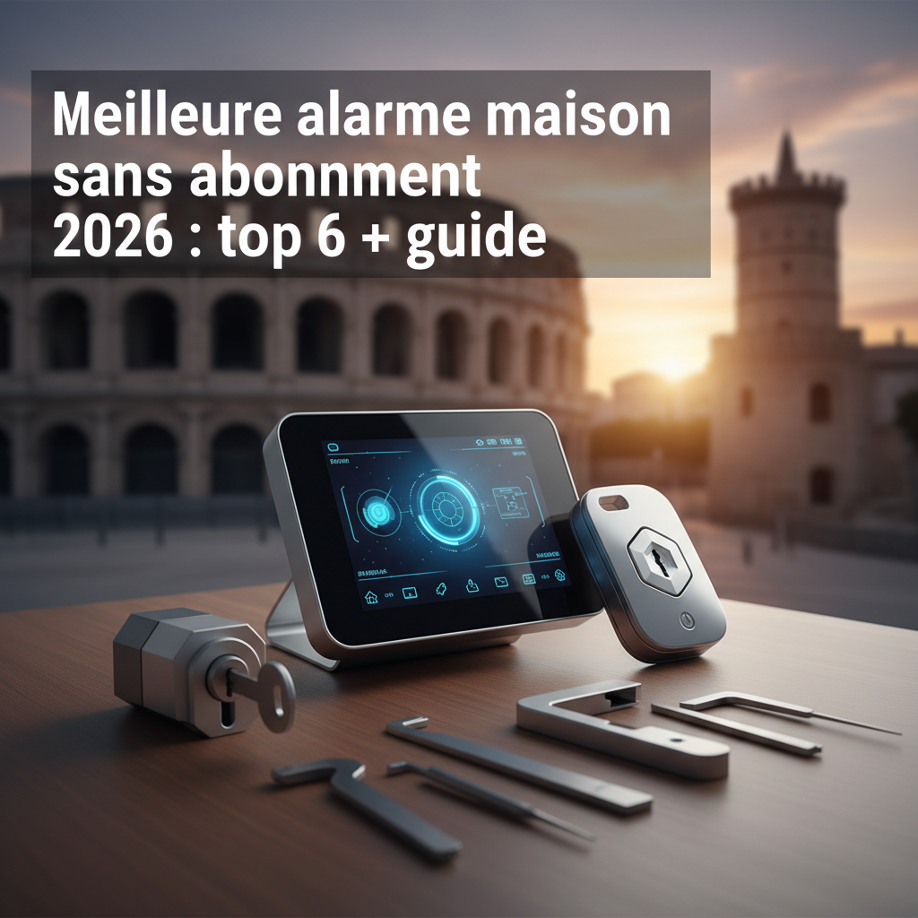 Meilleure alarme maison sans abonnement 2026 : top 6 + guide