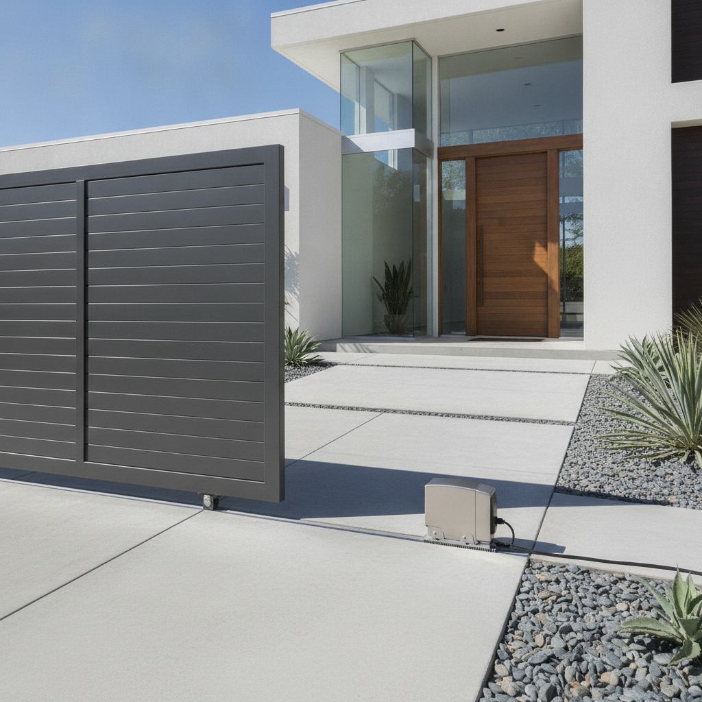 moteur nice pour portail coulissant - illustration