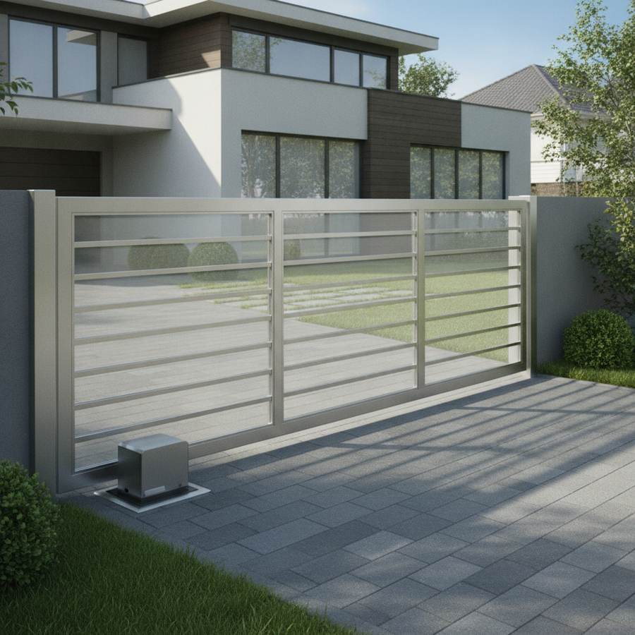 moteurs pour portail coulissant - illustration