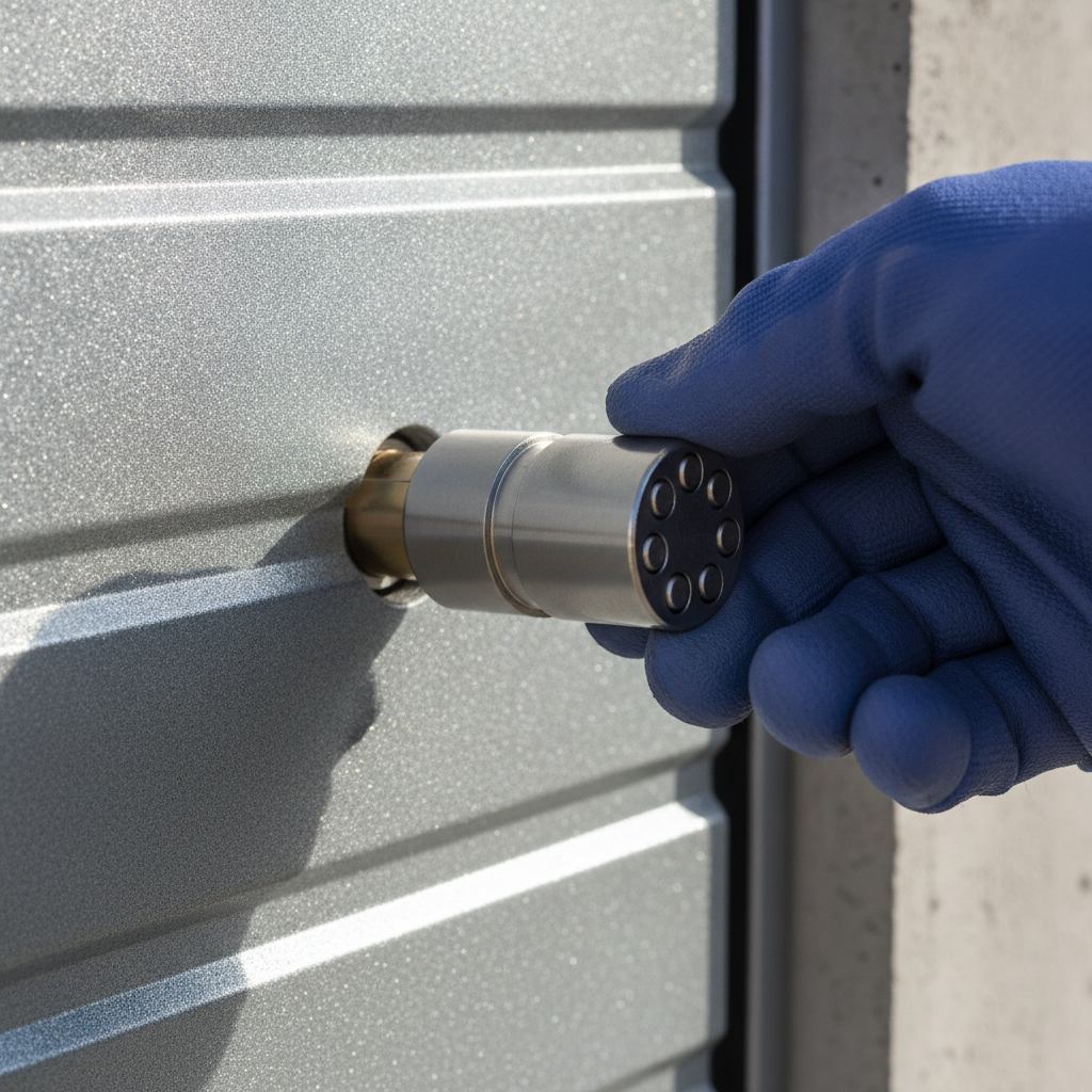 Barillet A2P sécurisé pour porte de garage