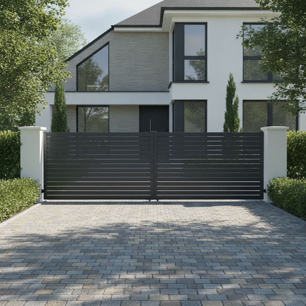 portail coulissant 3m50 - illustration