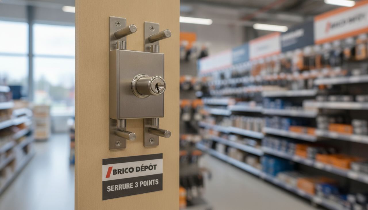 serrure 3 points brico depot